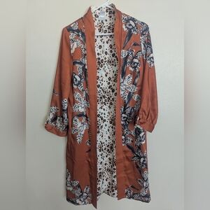 Floral Print Kimono Cardigan